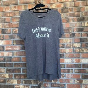 5/$20  “Let’s wine about it” t-shirt